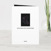 ドラッ飛んでいるググリーティングカード カード (裏面)