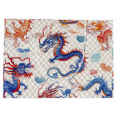 ドラッ飛んでいるグ抱き枕 ラージペーパーバッグ (裏面)