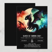 ドラッ魅力的グ誕生日カスタム 招待状 (正面/裏面)