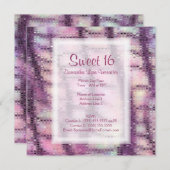 ドラフェイクゴンスキン(バラ石英) 招待状 (正面/裏面)