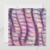 ドラフェイクゴンスキン(バラ石英) 招待状 (裏面)