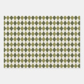 ドラブオリーブローデンカーキ男らしアニー大事な行事 ラッピングペーパーシート (正面2)