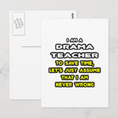 ドラマおもしろい先生Tシャツとギフト ポストカード (正面/裏面)