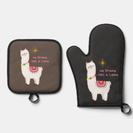 ドラマじゃない、ラマだ 鍋つかみ&鍋敷きセット