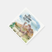 ドラマなしラマの説おもしろい明 スタンダードカクテルナプキン (角)