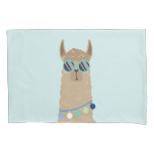 ドラマなしラマ – おもしろいキッズ 枕カバー (正面)