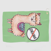 ドラマなしラマ ゴルフタオル (横)
