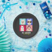 ドラマなしラマ ペーパープレート (パーティー)