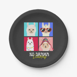 ドラマなしラマ ペーパープレート