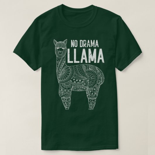 ドラマなしラマ Tシャツ (デザイン正面)