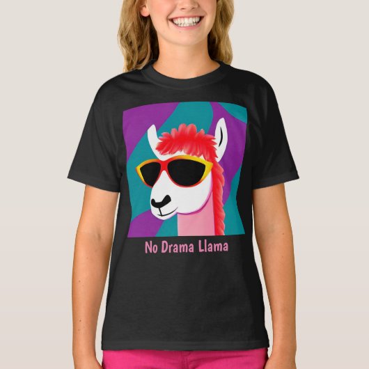 ドラマなしラマTシャツ Tシャツ (正面)