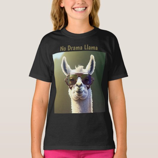 ドラマなしラマTシャツ Tシャツ (正面)