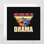 ドラマのためだけにここにいる役者 招待状 (正面/裏面)