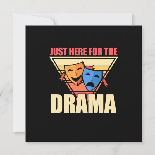 ドラマのためだけにここにいる役者 招待状 (正面)