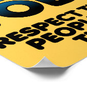 . .ドラマのないバブルの人々のポスターを尊重おもしろいする ポスター (角)