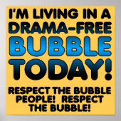 . .ドラマのないバブルの人々のポスターを尊重おもしろいする ポスター (正面)