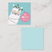 ドラマのないラマ ノートカード (正面/裏面)