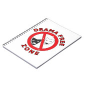 ドラマのフリーゾーン ノートブック (左側)