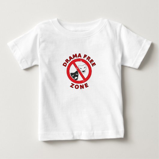 ドラマのフリーゾーン ベビーTシャツ (正面)