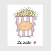 ドラマのポップコーンビニールのためにここに シール (シート)