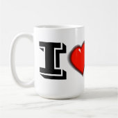 ドラマのマスクのパーソナライズ コーヒーマグカップ (左)