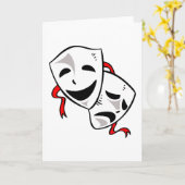 ドラマのマスク カード (黄色い花)