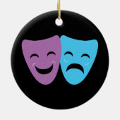 ドラマのマスク セラミックオーナメント (裏面)