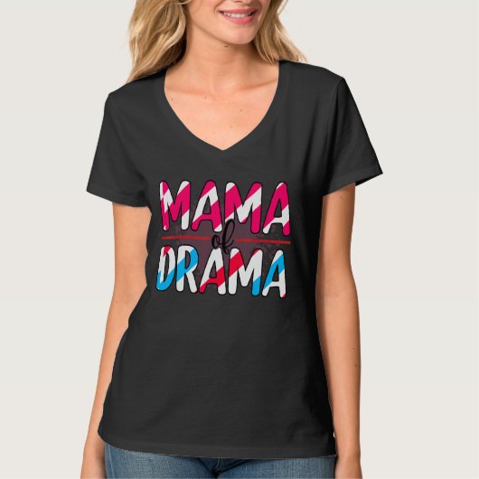 ドラマのママ、母の日を喜ぶ Tシャツ (正面)