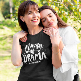 ドラマのママ#girlmom母親おもしろいの日 tシャツ