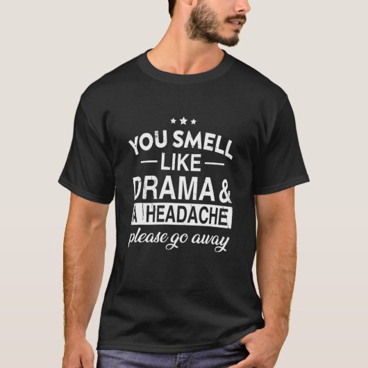 ドラマの匂いがする Tシャツ (正面)