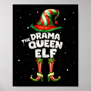 ドラマの女王エルフの家族おそろいクリスマスグ ポスター