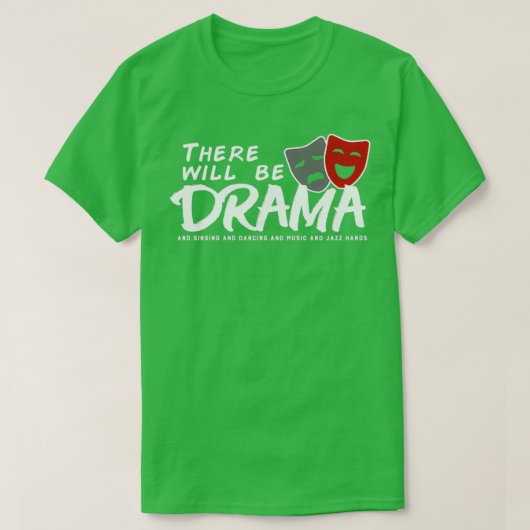 ドラマの歌う踊り音楽ジャズハン Tシャツ (デザイン正面)