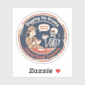 ドラマの考古学ユーモアの掘り下げ シール (シート)