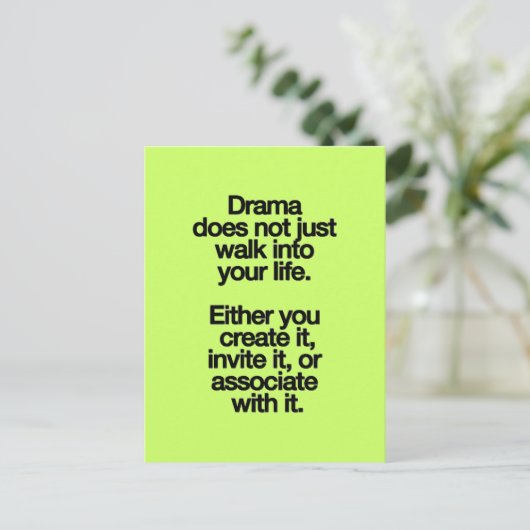 ドラマは単に時間の生活にも歩くことではない ポストカード (スタンド正面)