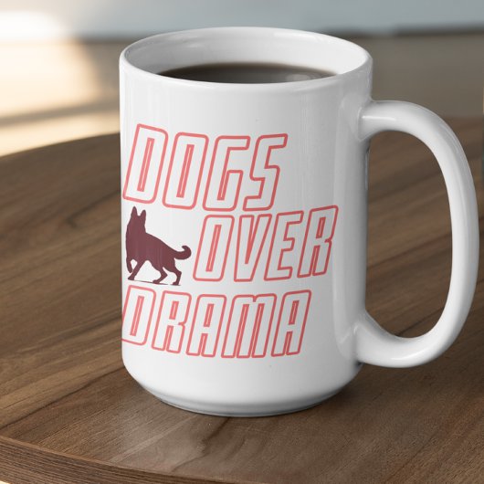 ドラマより犬が好き コーヒーマグカップ