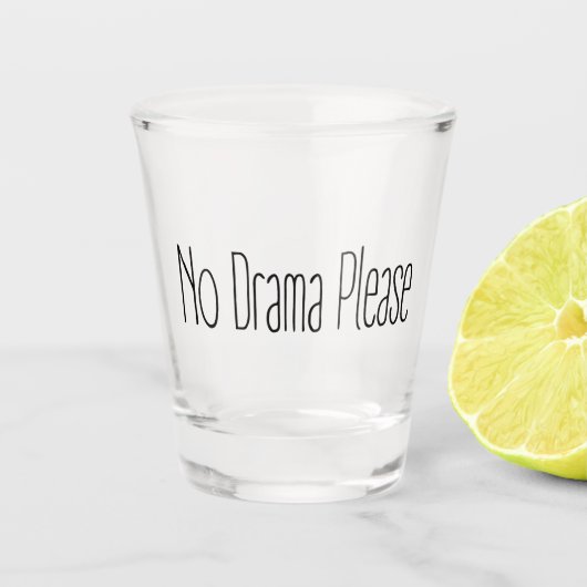 ドラマをお願い ショットグラス (正面)
