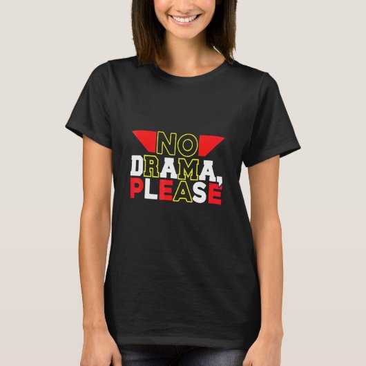 ドラマをお願い Tシャツ (正面)