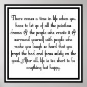 ドラマを手放す ポスター (正面)