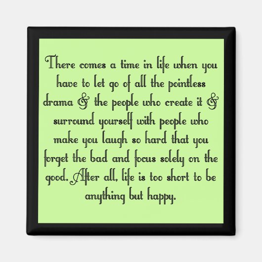 ドラマを手放す マグネット (正面)