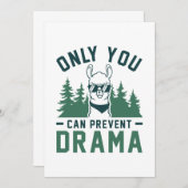 ドラマを避けられるのは君だけだ サンキューカード (正面/裏面)