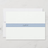 ドラマアンドファンファーブルー招待状 招待状 (裏面)