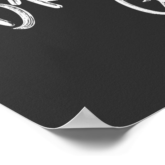 ドラマギーク劇場愛好家引用文白黒 ポスター (角)