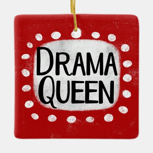 ドラマクイーンオーナメント セラミックオーナメント (正面)