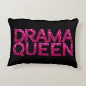 ドラマクイーンホットピンクグリッター アクセントクッション (裏面)