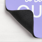 ドラマクイーン |トレンディーモダンパープルガーリー引用文アート マウスパッド (コーナー)