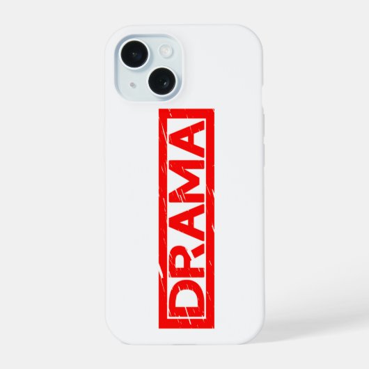 ドラマスタンプ iPhone 15ケース (裏面)