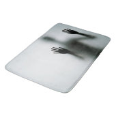 ドラマチックなシルエットバスマットモダン- バスマット (アングル)