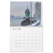 ドラマチックなタグボートの写真と2025カレンダー。 カレンダー (1月 2026)