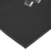 ドラマチックなチェスのモノクロ テーブルクロス (アングル)