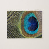 ドラマチックな孔雀の羽 ジグソーパズル (横)